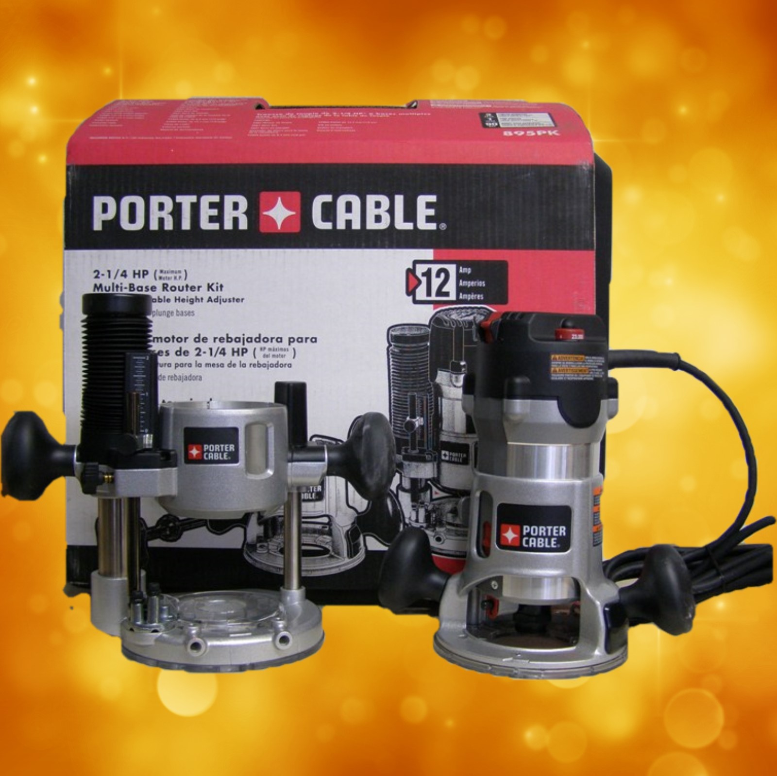 Porter Cable 895PK 2 1 4 HP Multi Base Router Mike S Tools